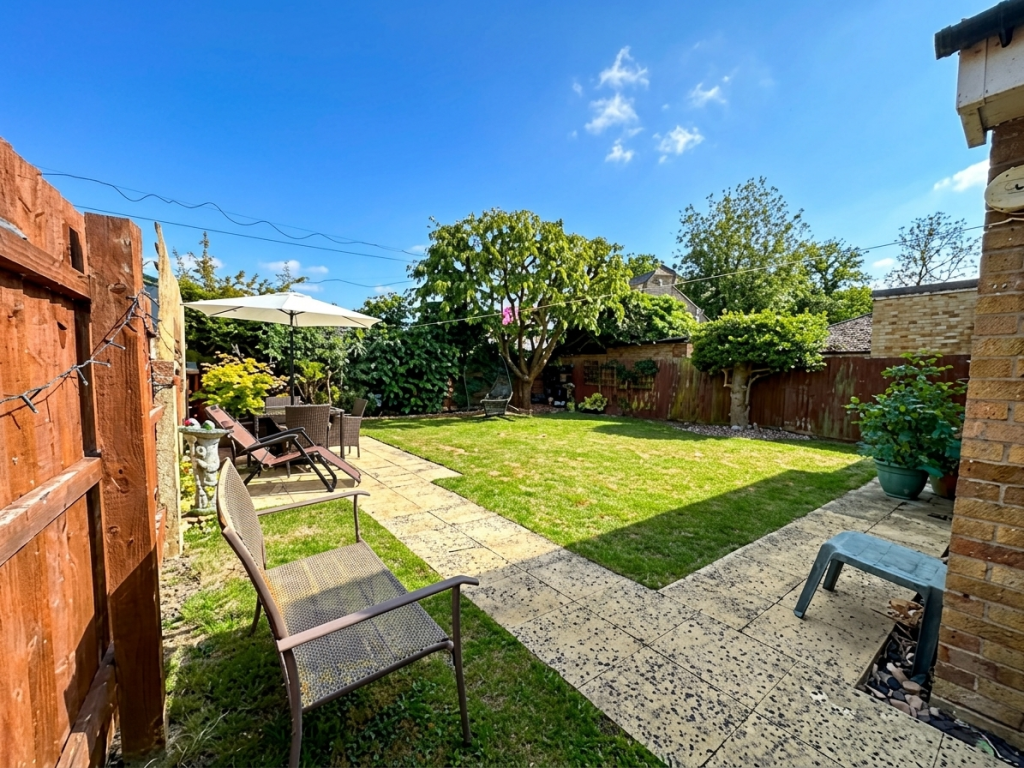 Rear garden and patio